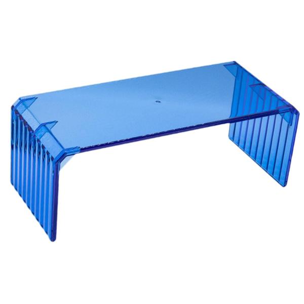 ネイルアートアームレスト アクリル製 実用的 ネイルアームレスト スタイリッシュ ハンドレスト サロン用 ブルー