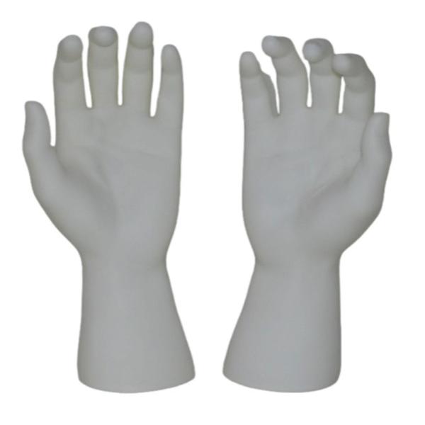 男性のハンドモデル リアルなユニークな大人の店の写真 男性用ハンドマネキン ホワイト