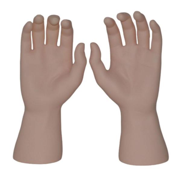 男性のハンドモデル リアルなユニークな大人の店の写真 男性用ハンドマネキン 肌の色