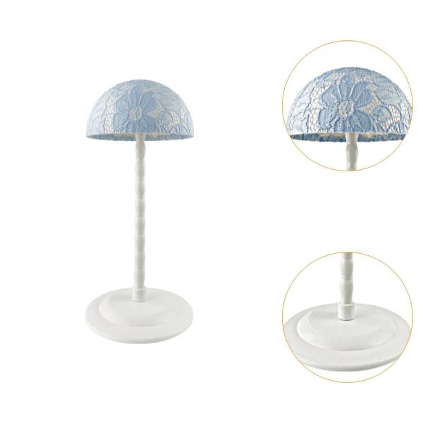 ウィッグスタンド マネキンヘッド ウィッグ・帽子用 スタイリング・乾燥・ディスプレイ ホームサロン ライトブルー