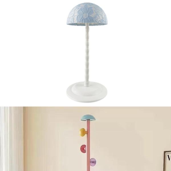 ウィッグスタンド マネキンヘッド ウィッグ・帽子用 スタイリング・乾燥・ディスプレイ ホームサロン ライトブルー