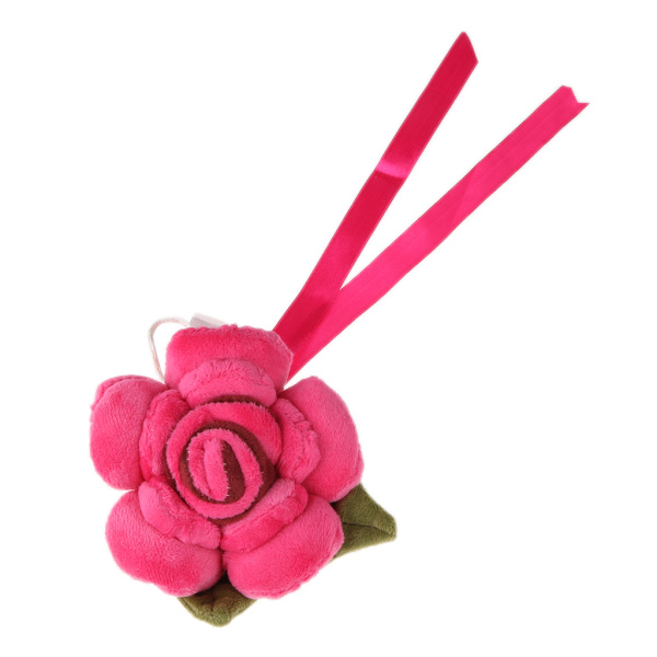 2つのカーテンクラスプクリップバックルのタイバックのホールドバック豪華な花の赤＃3