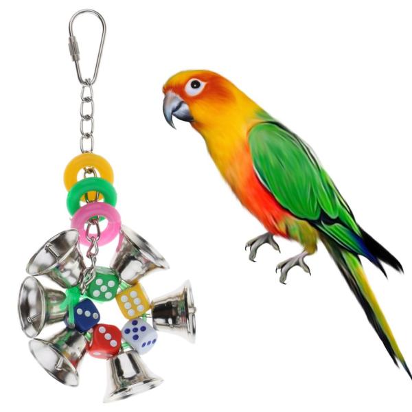鳥のおもちゃハンギングスイングチュープレイグル麻雀おもちゃ