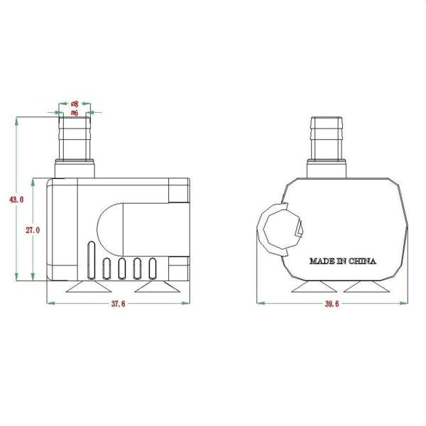 超静音ロ水中ポンプ1300L/Hペットウォーターディスペンサー水族館