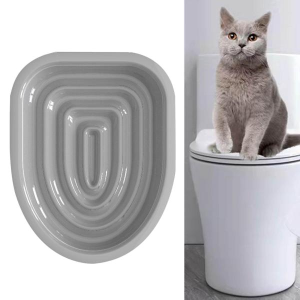 猫トイレトレーニングキットホーム子猫猫トイレトレーナー猫トイレボックストイレ , グレーのみのトレイ