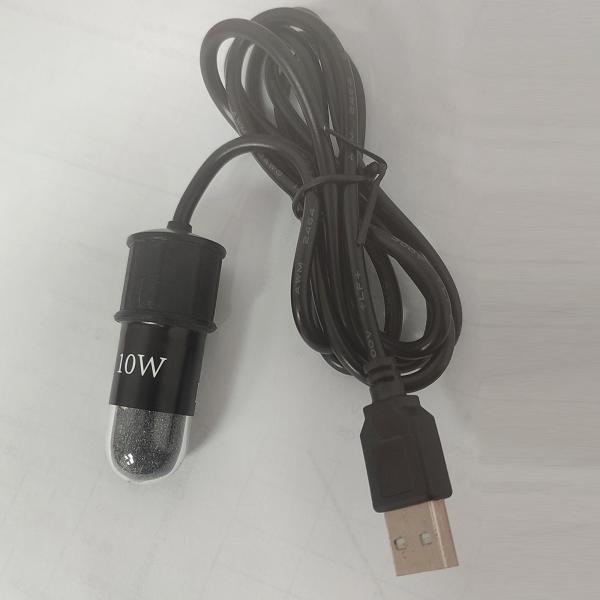 温度計LEDディスプレイLEDUSBヒーティングロッドフィッシュタートルタンクヒーター保護を内蔵した10Wミニフィッシュタンクヒーター