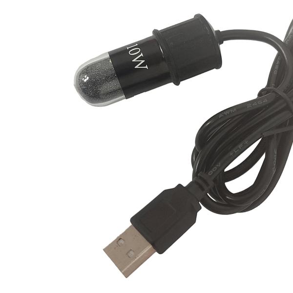 温度計LEDディスプレイLEDUSBヒーティングロッドフィッシュタートルタンクヒーター保護を内蔵した10Wミニフィッシュタンクヒーター