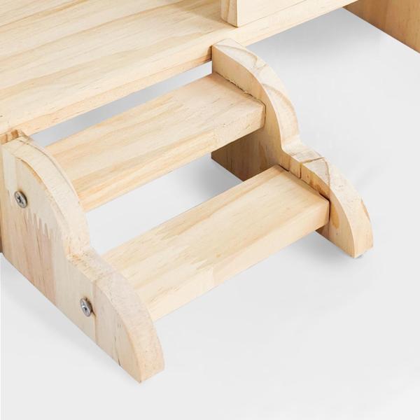 小さなウサギ モルモットのベッド モルモットのベッド モルモットの木製ベッドの家具