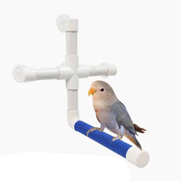 鳥オウムシャワー止まり木オウム壁バススタンド強力な吸引シャワー窓止まり木小型、中型、大型鳥用