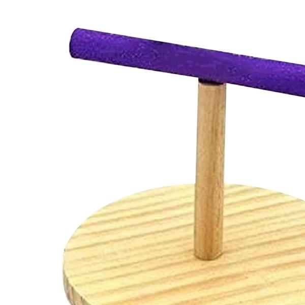 オウムプレイスタンド バードトレーニングパーチTスタンド 卓上鳥プレイスタンド 中小型オウム コニュアインコ オカメインコ用