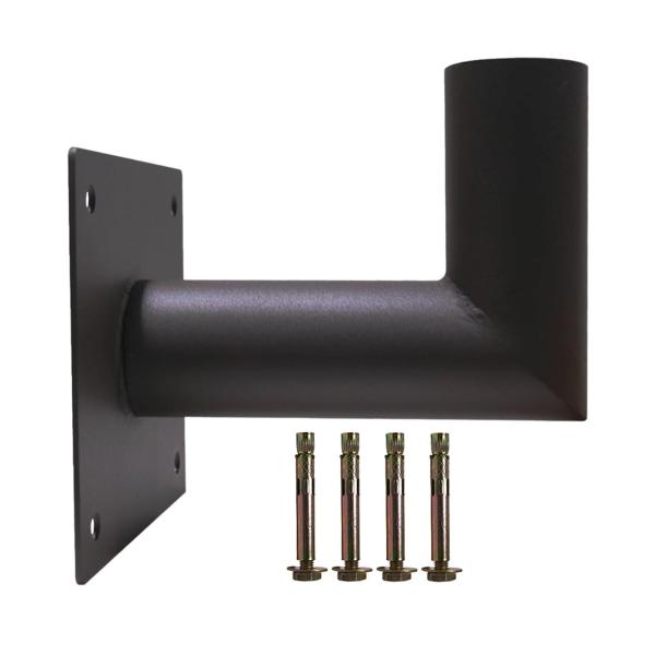 テノンフィッターアダプター 90度壁取り付けブラケット L 壁取り付けアダプター ストリート スクエアポール 納屋 裏庭用