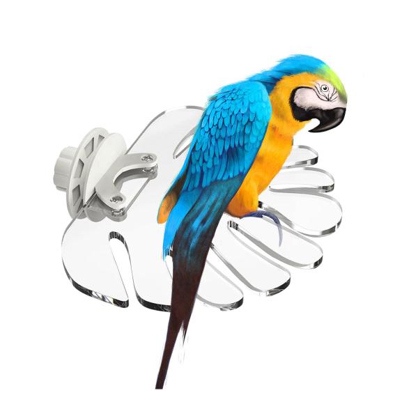 ケージ用鳥止まり木 オウム止まり木スタンド アクリル ラブバード オウム止まり木 オウム止まり木