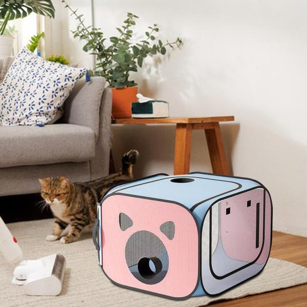 ペット乾燥ボックス 乾燥用クレート ケージ 旅行用キャリア プロ仕様のペット用品 猫と犬用のグルーミングハウス 猫用乾燥室