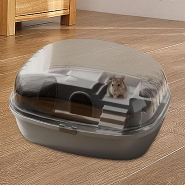 グレー ハムスターケージ 大型ハムスターケージ 生息地ケージ ポータブル