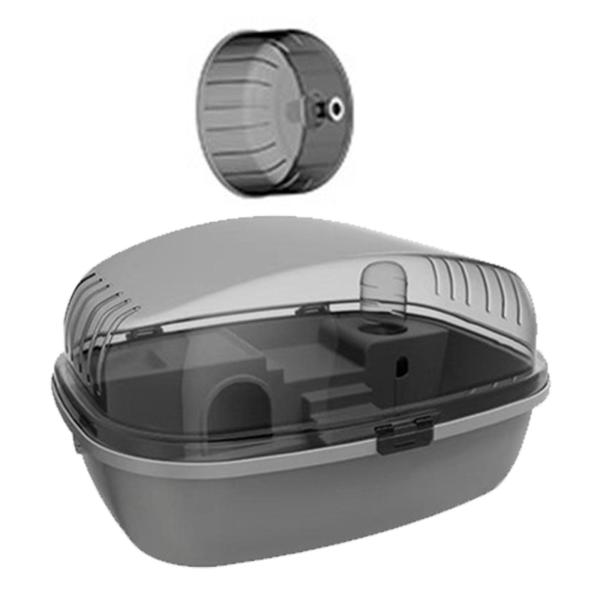 グレー ハムスターケージ 大型ハムスターケージ 生息地ケージ ポータブル