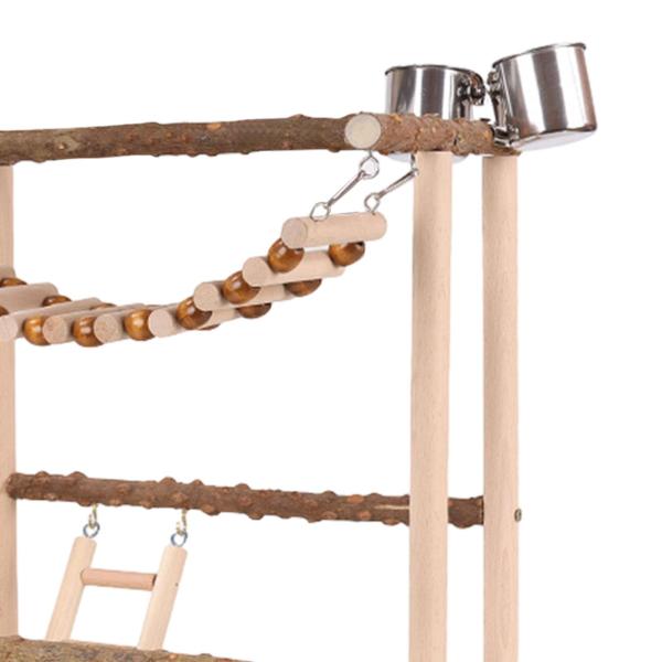 オウム鳥遊び場、オウムプレイスタンドアクティビティセンター、インコ鳥遊びスタンド、セキセイインコ小型インコ用バードジム