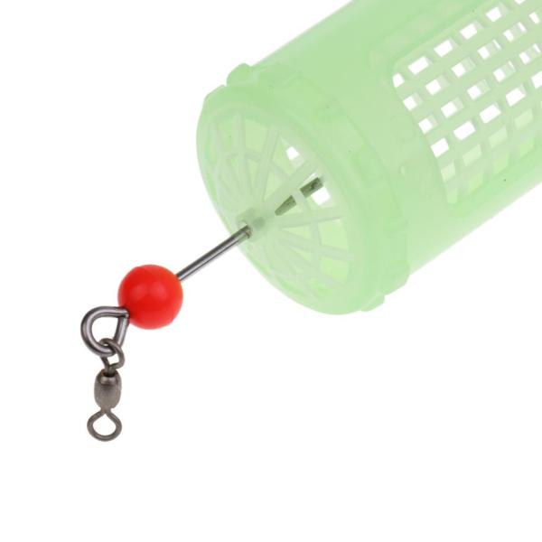 発光 釣り餌ケージ 鯉釣りルアーケージ トラップ  釣りルアー 