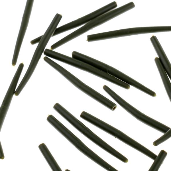 約30個入り 耐久性 鯉釣り   ヘア リグ コーン 反タングル スリーブ チューブ