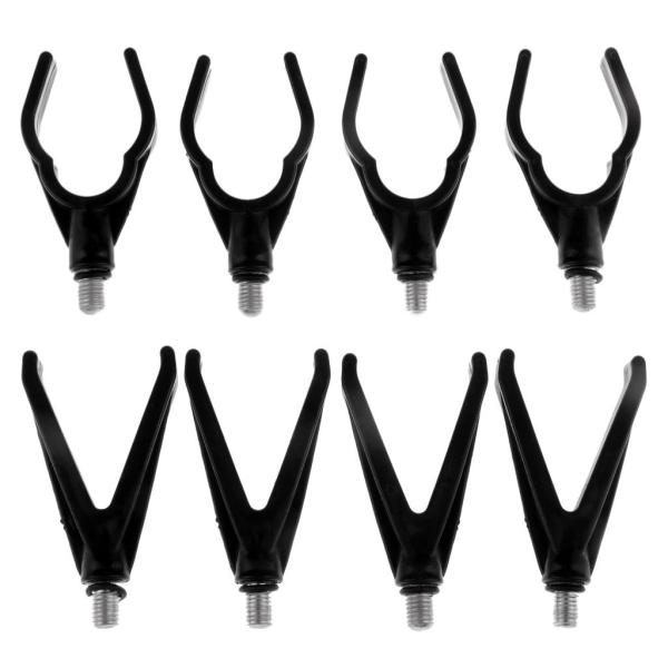 ロッドポッドで使用するための4個のナイロンバットレスト、すべての釣り竿に適合、鯉のコースフィッシング用