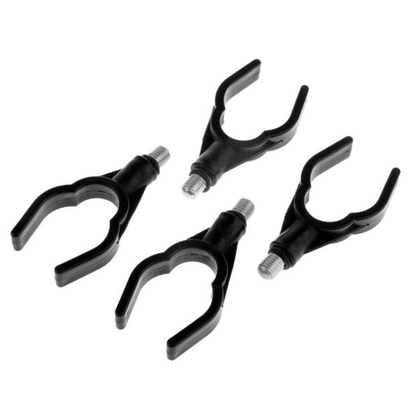 ロッドポッドで使用するための4個のナイロンバットレスト、すべての釣り竿に適合、鯉のコースフィッシング用