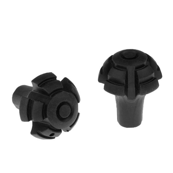 トレッキングポールのヒント   交換 取り替えポールキャップ 登山用  2個