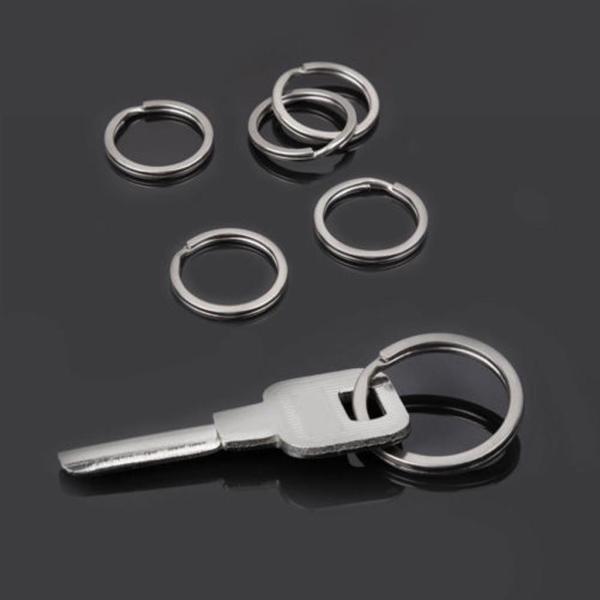 シルバー32mm ダイビングキーリング ウォータースポーツキャンプクライミングキーホルダー