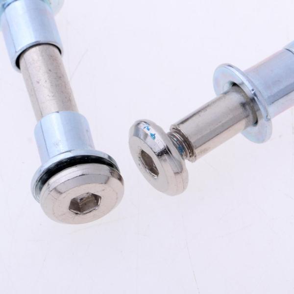 8 個のインライン スケート ホイール スクリュー交換用ローラー スケート ボルト & スペーサー