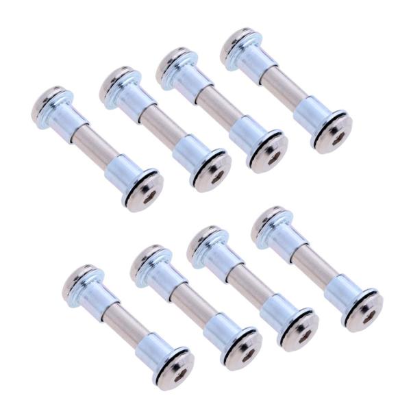 8 個のインライン スケート ホイール スクリュー交換用ローラー スケート ボルト & スペーサー