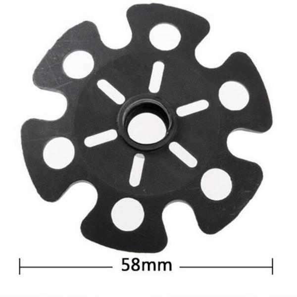 屋外ハイキングや登山用の2個のトレッキングポールテッキキャップ
