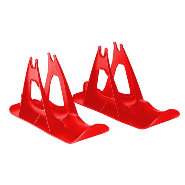 レッド スキーバランスバイク キッズ スノー スキー そり ソリ トボガン