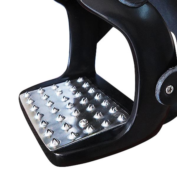 安全性を高めるための5色のホーススターラップステンレス軽量乗馬ブラック