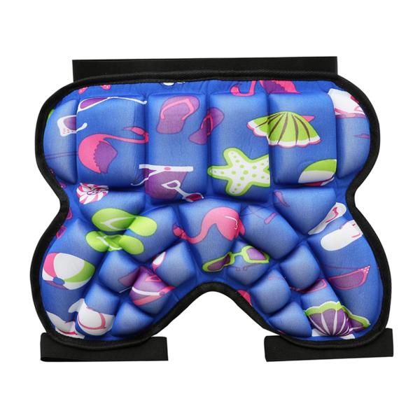 ブルー バットガードパッド 3Dパッド入りヒッププロテクションショーツ バットガードパッド