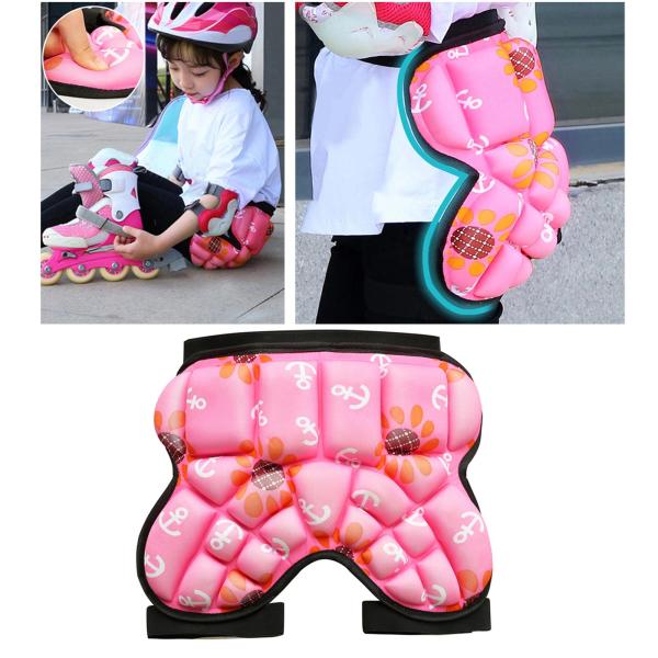 ピンク バットガードパッド 3Dパッド入りヒッププロテクションショーツ バットガードパッド