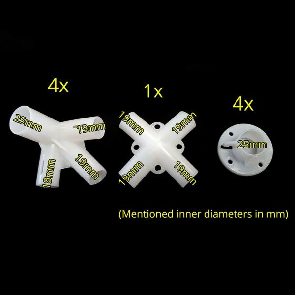 9pc テントリンクカニューレ テントリンクカニューレトレイルキャノピー交換部品