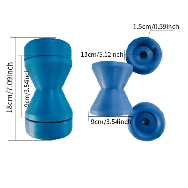 ボートトレーラー用キールローラー PU ポリウレタン マリン ボート トレーラー  ローラー ヨット ウインチ ホイール