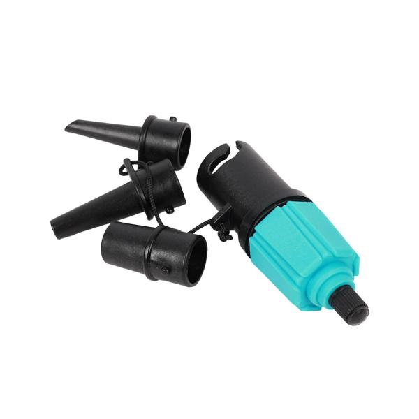 カヤックポンプバルブアダプター変換SUPポンプアダプター多機能ユニバーサルポータブルエアバルブアタッチメントカヌーディンギーフローティングロー用