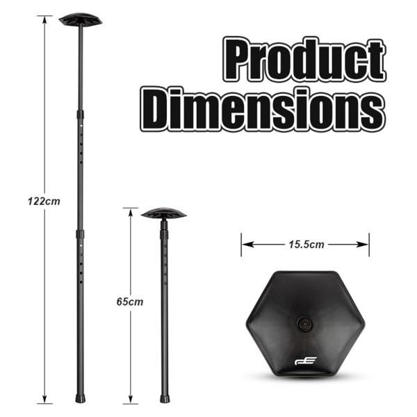 調節可能なクラブトラベルバッグカバーサポートロッドアルミ合金用品アクセサリー
