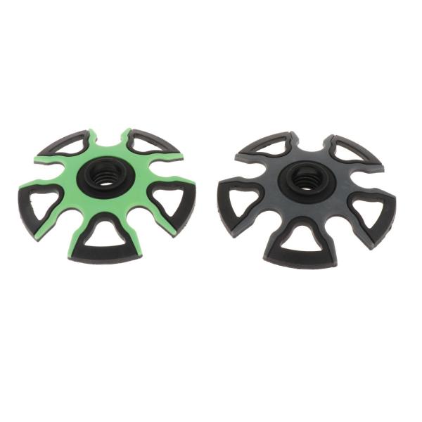 トレッキングポール スノーバスケット 9cm ハイキングスティック アクセサリー アウトドア クライミング用 グリーン