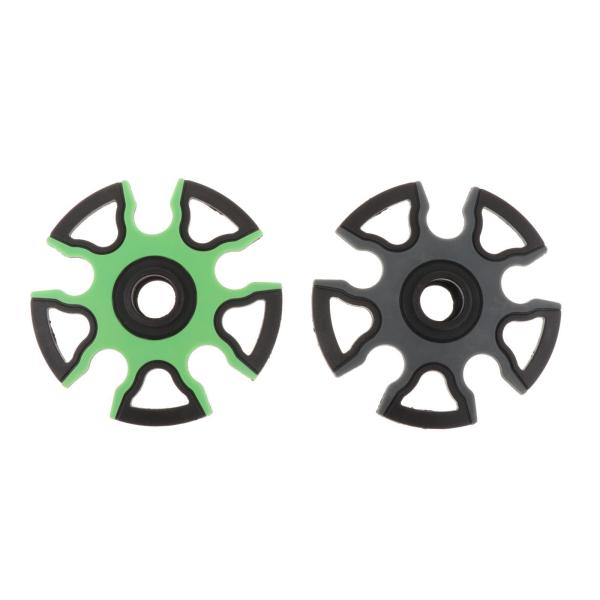 トレッキングポール スノーバスケット 9cm ハイキングスティック アクセサリー アウトドア クライミング用 グリーン