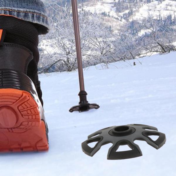 トレッキングポール スノーバスケット 9cm ハイキングスティック アクセサリー アウトドア クライミング用 グレー