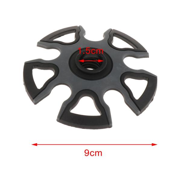 トレッキングポール スノーバスケット 9cm ハイキングスティック アクセサリー アウトドア クライミング用 グレー