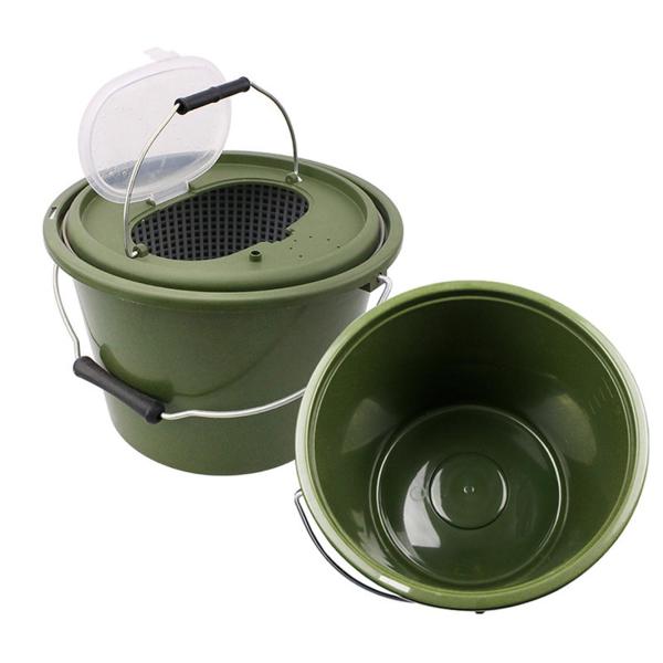 活魚バケツ通気性ツール釣りバケツキャンプ屋外釣り中