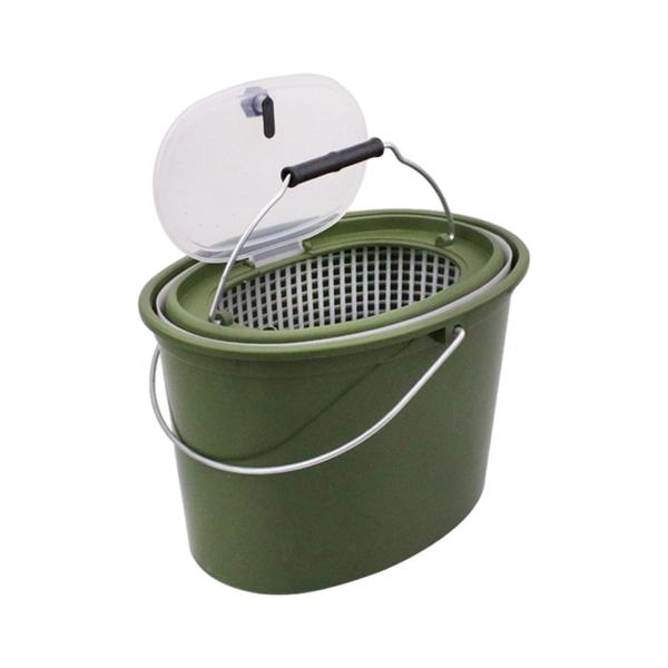 活魚バケツ通気性ツール釣りバケツキャンプ屋外釣り中