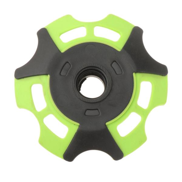 トレッキングポール スノーフレークバスケット ハイキングポール トレッキング アウトドア バックパッキング用 グリーン