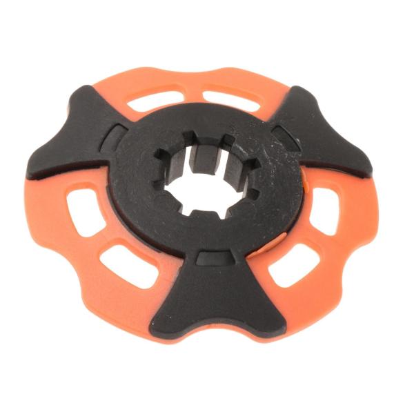 トレッキングポール スノーフレークバスケット ハイキングポール トレッキング アウトドア バックパッキング用 オレンジ