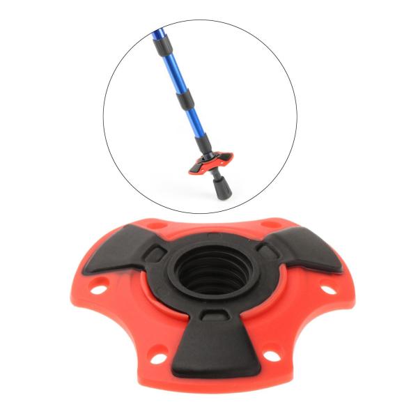 レッド ウォーキングポールバスケット ウォーキングポール スノーバスケット 取り外し可能な泥バスケット