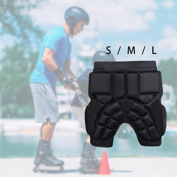 パッド入りプロテクター パッド入りヒッププロテクション スキー BMX クライミング用 S