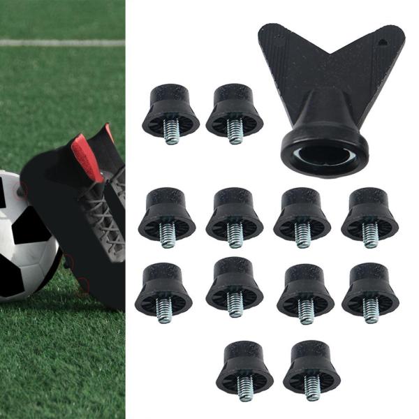 12個 サッカーブーツスパイク ラグビースタッド レンチネジネジ付き 5mm トラックシューズスパイク サッカースタッド アスレチックスニーカー用
