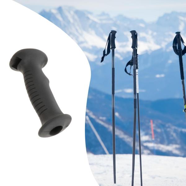 トレッキングロッドハンドル、ウォーキングロッドハンドグリップ交換用トレッキングポールヘッド滑り止めハイキングポールハンドルアウトドアアクティビティ用