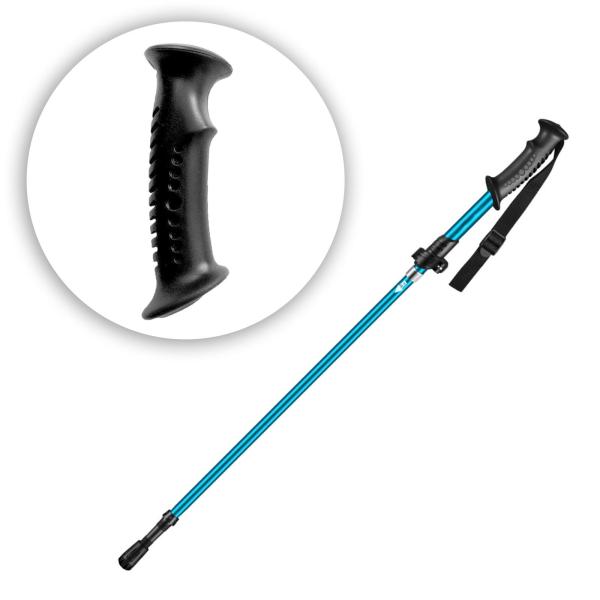 トレッキングロッドハンドル、ウォーキングロッドハンドグリップ交換用トレッキングポールヘッド滑り止めハイキングポールハンドルアウトドアアクティビティ用